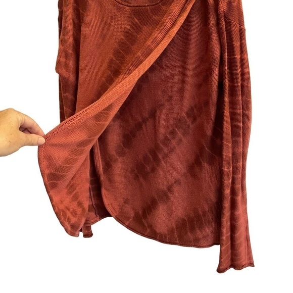 PrAna Orange Tie Dye Juliana Sweater, Size S - Picture 5 of 8